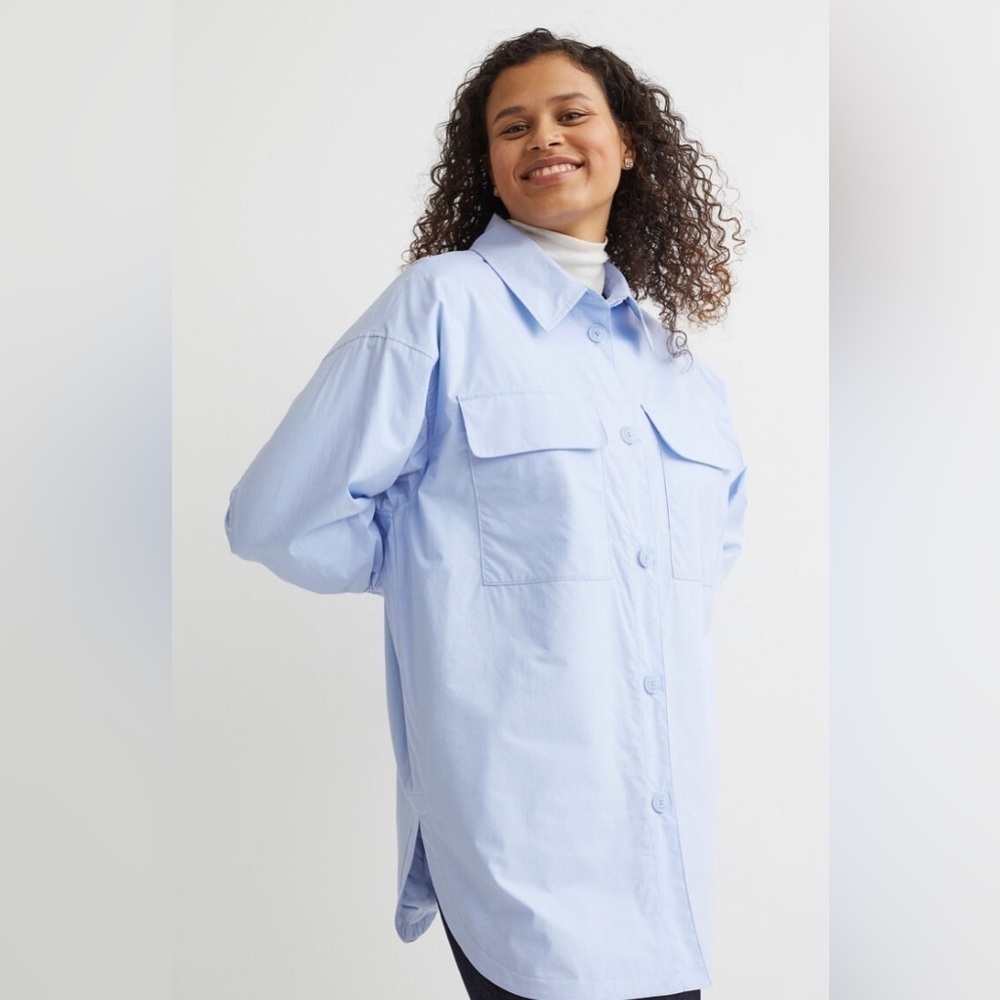 H&M Oversized Shacket Lined/Padded
